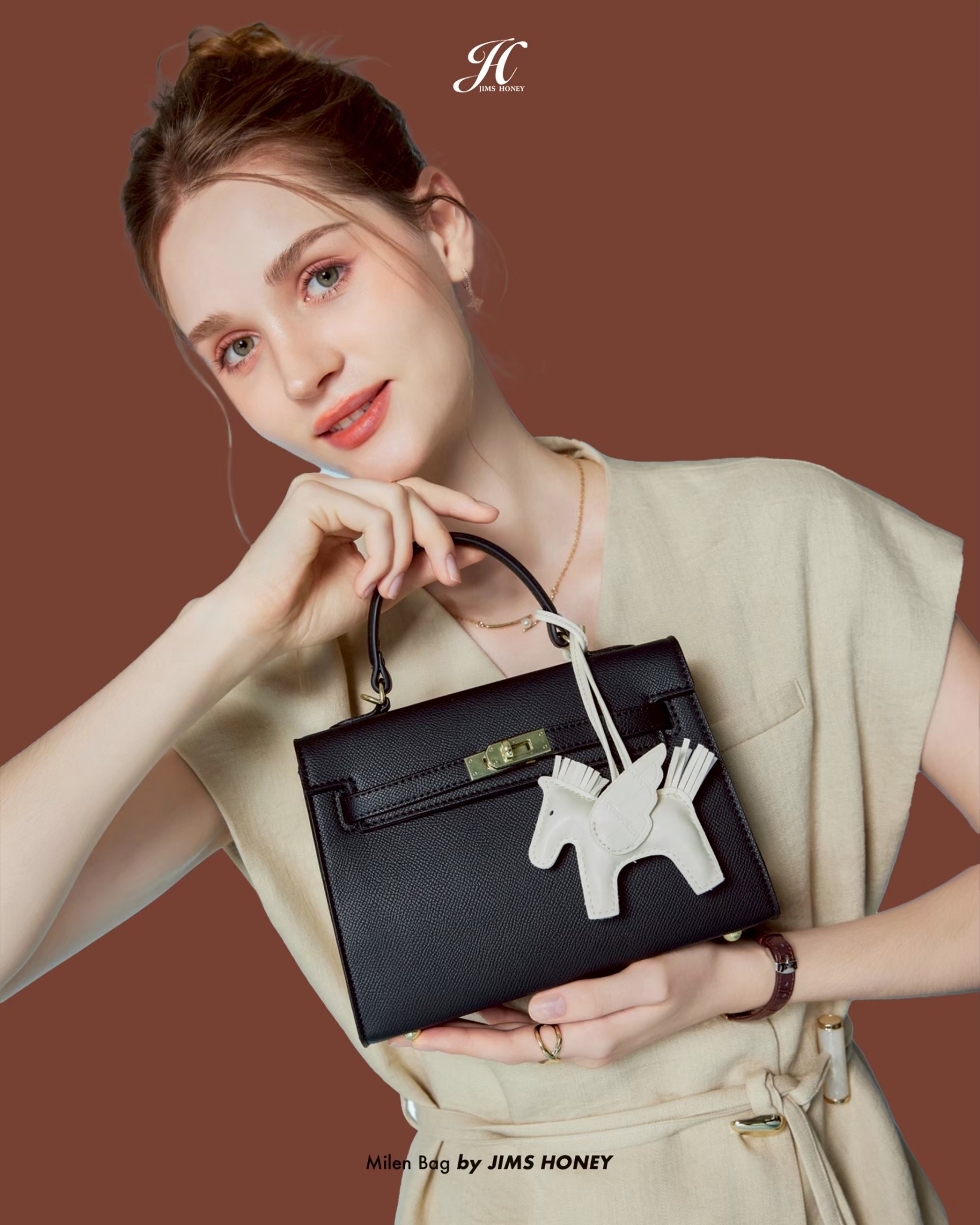 Outfit Stylish untuk Antar Anak Sekolah Pakai Milen Bag